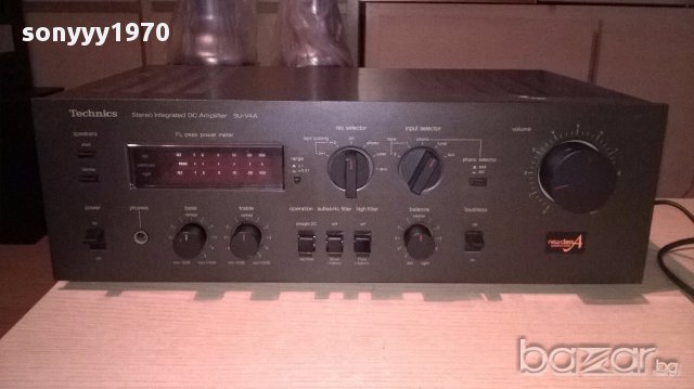 Technics su-v4a dc amplifier-580w-made in japan-от швеицария, снимка 1 - Ресийвъри, усилватели, смесителни пултове - 17859549