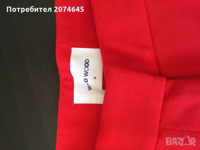 Wood Wood червени шорти /М, снимка 2 - Къси панталони и бермуди - 22947982