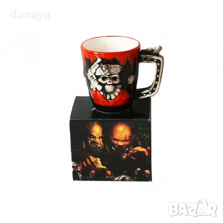 Керамична чаша Пират череп забавна чаша за подарък 250ml, снимка 3 - Чаши - 22825997
