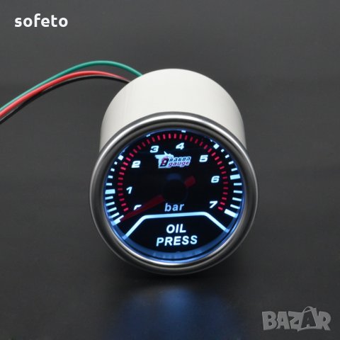 Измервателен тунинг уред налягане масло тъмно стъкло тунинг измервателни уреди, снимка 2 - Аксесоари и консумативи - 23861885