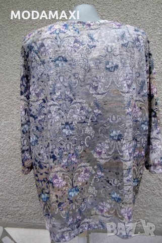 3XL Нова цветна блуза Laura Torelli  , снимка 5 - Блузи с дълъг ръкав и пуловери - 23705325