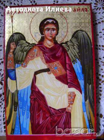 Икона Св. Арх. Михаил, снимка 10 - Икони - 12954028