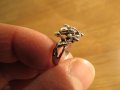 Стар Мъжки Сребърен пръстен - величествени змий моторджийски, мото аксесоари, мото екипировка, снимка 5
