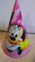 Мини Маус Розова картонена голяма парти шапка рожден ден, снимка 1 - Други - 19433528