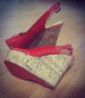 Червени сандали, Christian Louboutin, снимка 1 - Сандали - 17871894