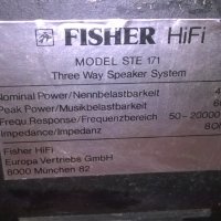 fisher hifi model ste-171 3way/germany-2x60w/8ohm-swiss, снимка 16 - Тонколони - 24488468