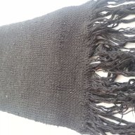 черен зимен шал, снимка 1 - Шалове - 16062679
