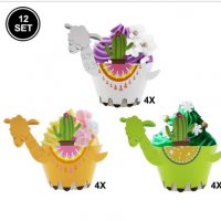 12 бр Лама Камила кошнички декори за мъфини кексчета украса парти рожден ден, снимка 1 - Други - 26163596