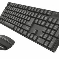 TRUST XIMO Wireless Keyboard & Mouse BG Layout, снимка 3 - Клавиатури и мишки - 24174518
