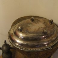 Стара масивна посребрена - Фруктиера  (00812), снимка 3 - Други стоки за дома - 12631468