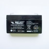 Акумулаторна оловна батерия PROJECT 6V 1,3AH 97х24х51mm, снимка 1 - Друга електроника - 20671944
