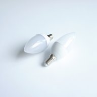 Лампа свещ LED енергоспестяваща с цокъл E14 220V 3,5W 4500K, снимка 1 - Лампи за стена - 17441089