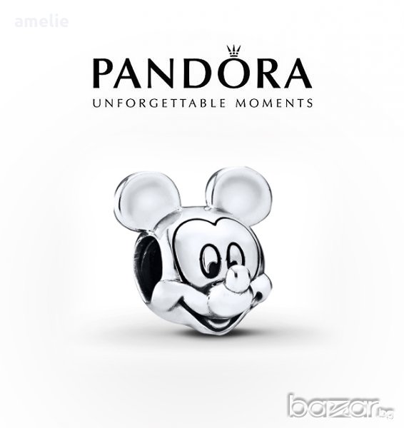 Черен Петък! Талисман Pandora Disney Mickey. Колекция Amélie, снимка 1