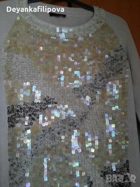 Дамска  блуза трико и паети-  N42 MARIELLA ROSATI, снимка 1