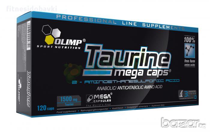 Olimp Taurine 1500 мг, 120 капсули, снимка 1