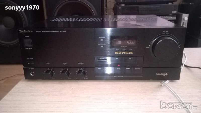 SOLD-Technics su-x955 new class a amplifier-japan/370w/optical-внос швеицария, снимка 1