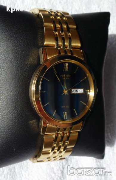 Ръчен часовник Цитизен Златен, Citizen Bk4052-59e Quartz Gold Watch, снимка 1
