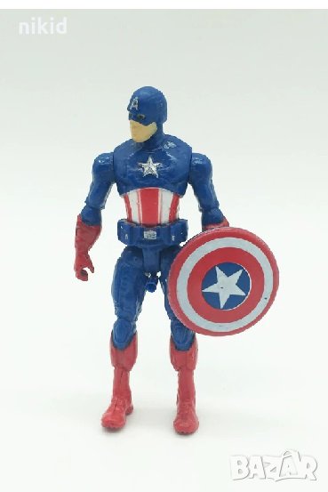 Капитан Америка играчка топер пластмасова PVC фигурка декорация торта и игра, снимка 1