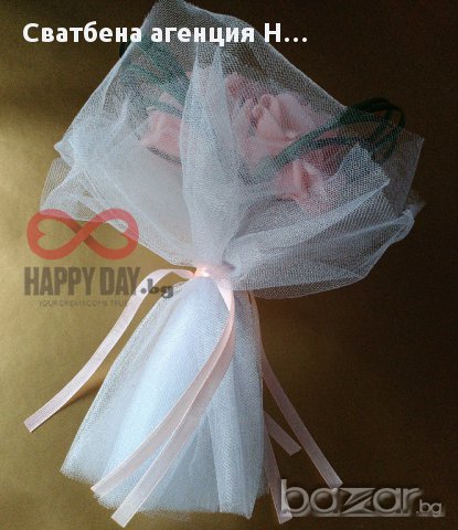 Сватбен букет Рита, снимка 2 - Сватбени аксесоари - 14812207