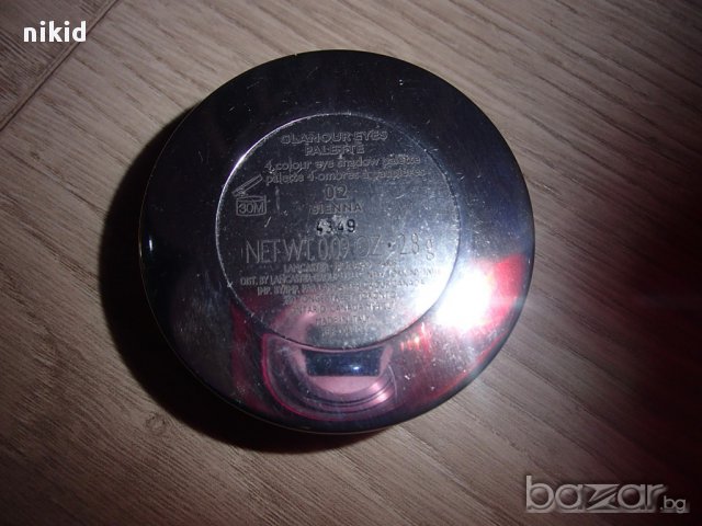 палитра с 4 цвята сенки за очи Lancaster ланкастър, снимка 2 - Декоративна козметика - 9751640