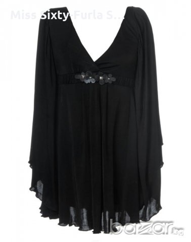 MISS SIXTY-нова черна рокля Мис Сиксти-XS/S и L/XL размер, снимка 3 - Рокли - 20564732