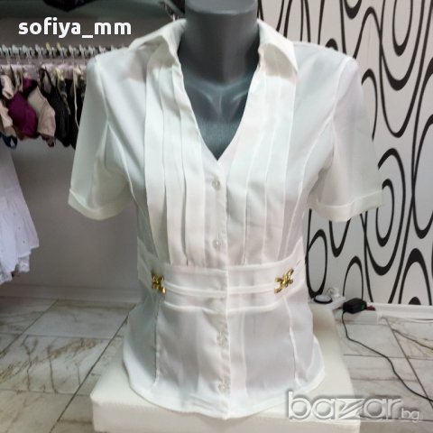 Дамски Ризи два цвята, снимка 3 - Ризи - 11362579