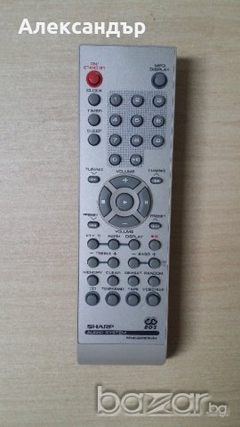 Дистанционно SHARP RRMCG0080SJSA, снимка 1
