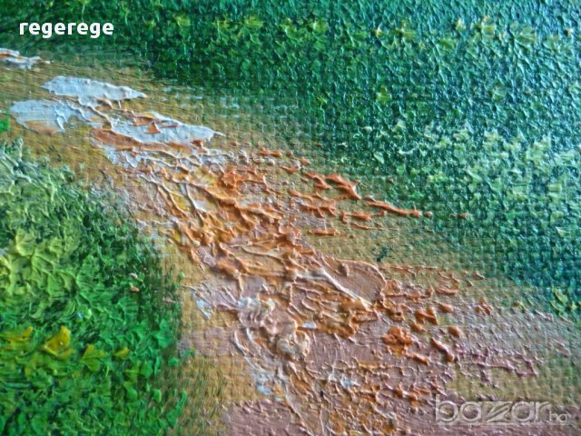 Картина "Утро" - маслени бои върху платно, снимка 5 - Картини - 8876699