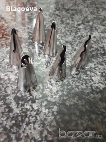 Накрайници за пош за шприцоване на куклички, мъфини и др., снимка 8 - Домашни продукти - 20058836