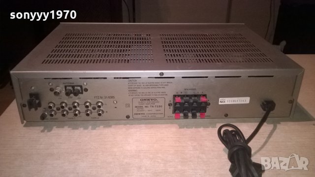 &onkyo tx-7220 stereo receiver-made in japan-внос швеицария, снимка 9 - Ресийвъри, усилватели, смесителни пултове - 23957705
