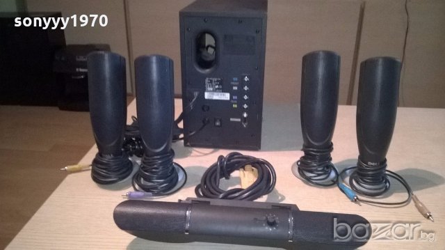 геимърски dell mms5650-активен буфер+5 колони-внос швеицария, снимка 10 - Тонколони - 18560225