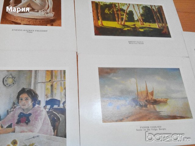 Уникални руски картички-картини от 1980г., снимка 2 - Филателия - 12391594