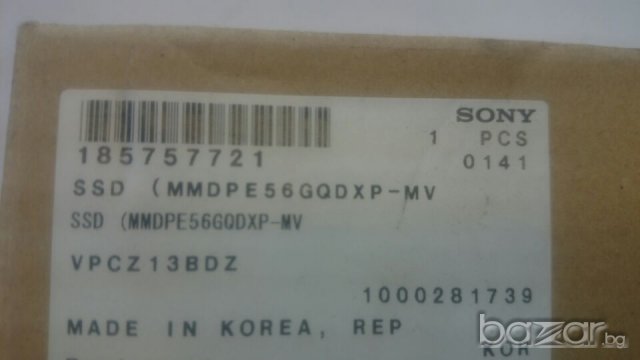 Sony VPCZ1 SSD - Samsung SSD 256GB mmdpe56gqdxp-mvb, снимка 4 - Твърди дискове - 19556040