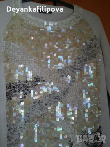 Дамска  блуза трико и паети-  N42 MARIELLA ROSATI