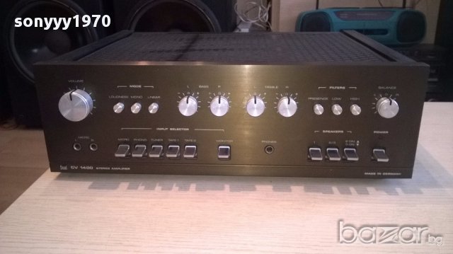 Dual cv1400 amplifier germany-внос швеицария, снимка 3 - Ресийвъри, усилватели, смесителни пултове - 14351800