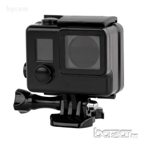 Водоустойчив корпус Black Series за GoPro Hero 3+/4, Черен, снимка 1 - Камери - 17825983