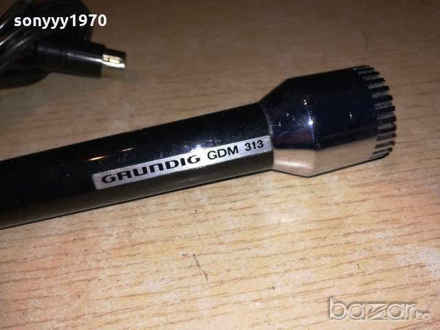 grundig cdm-313 microphone-made in germany-внос швеицария, снимка 3 - Микрофони - 20712059