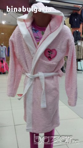 Ново ! Уникален детски халат за баня модел модел " Мини  Маус " " Minnie Mouse "