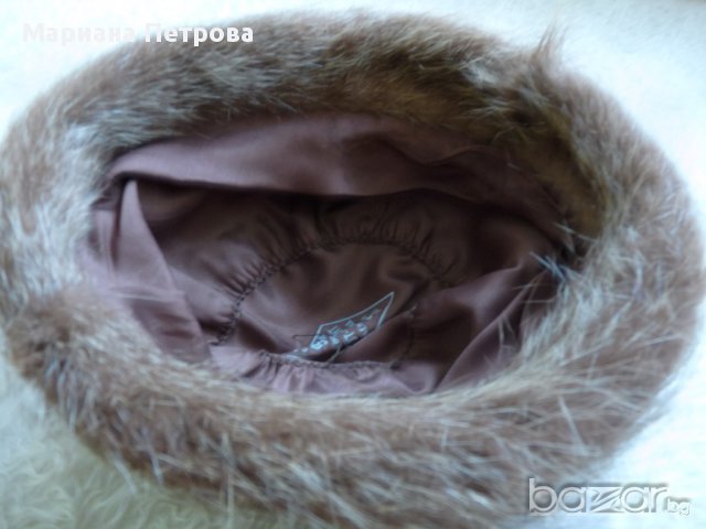 Шапка от астраган и нутрия /естествен косъм/, снимка 2 - Шапки - 13247167