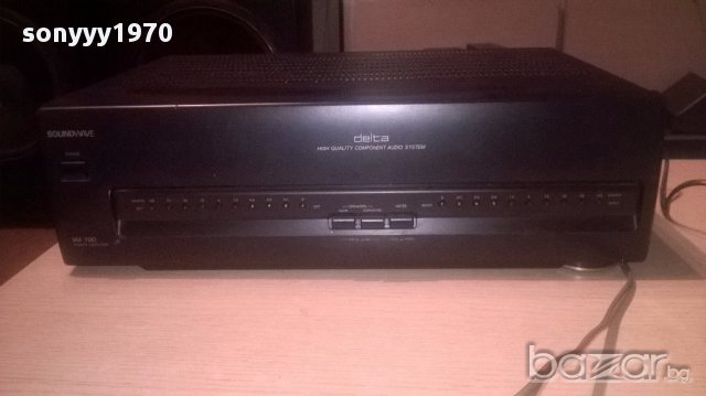 soundwave ma700/power amplifier 500w-внос швеицария, снимка 6 - Ресийвъри, усилватели, смесителни пултове - 16901883