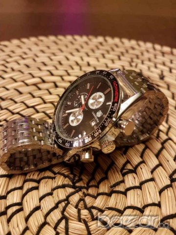 Мъжки часовник 3 Tag Hauer реплика, снимка 5 - Мъжки - 19529647