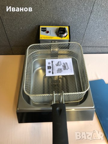 Електрически фритюрник 8 литра 3200 W, снимка 2 - Обзавеждане на кухня - 24782327