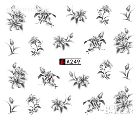 Водни стикери за маникюр, снимка 11 - Декоративна козметика - 25749870