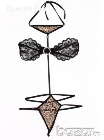 Еротично бельо - Леопард в 3 части IM16044, снимка 2 - Бельо - 16759803