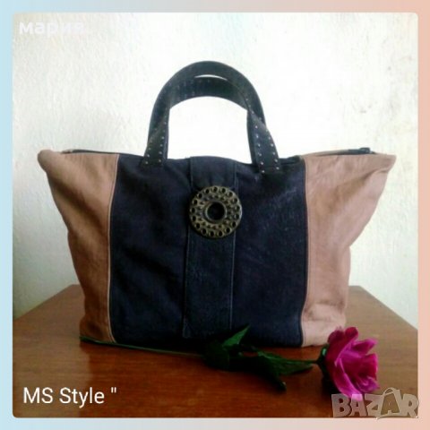 Дамска чанта-ест.кожа, снимка 3 - Чанти - 16259967