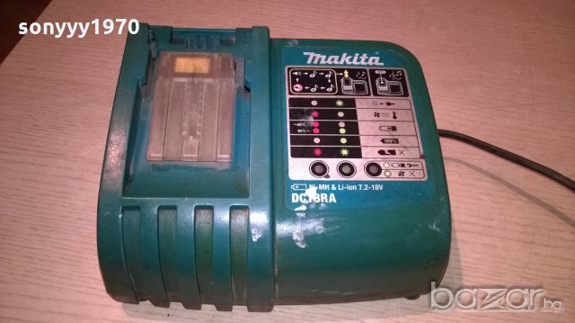 Makita dc18rat-ni-mh & li-ion charger 7.2-18v/9amp-от швеицария, снимка 2 - Други машини и части - 19098993