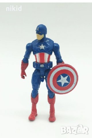 Капитан Америка играчка топер пластмасова PVC фигурка декорация торта и игра