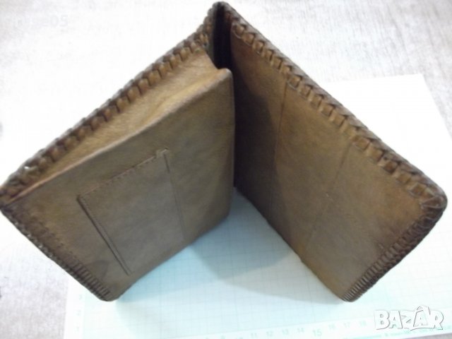 Портмоне от естествена кожа от магазин "СБХ" от соца, снимка 6 - Други ценни предмети - 25480721