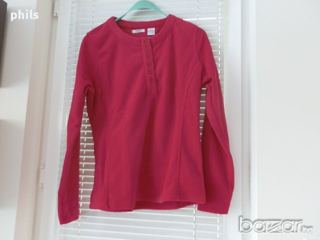 нова блуза М в червено и зелено, снимка 4 - Блузи с дълъг ръкав и пуловери - 12181922