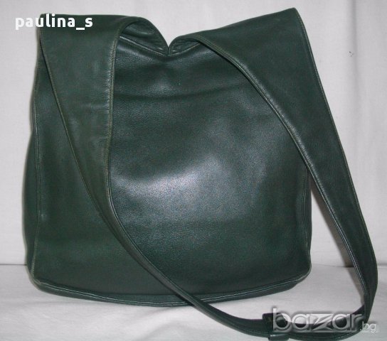 Италианска чанта / cross shuolder & body bag "Fausto Santini" / естествена кожа, снимка 1 - Чанти - 14727601